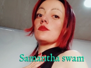 Samantha_swam